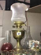 An oil lamp