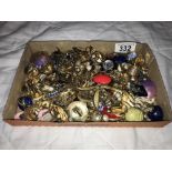 A good lot of vintage clip on earrings