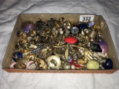 A good lot of vintage clip on earrings