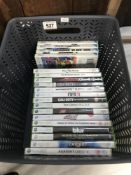 15 Xbox 360 games and 4 Wii games.