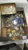 A large collection of UK coins including Churchill crowns, other crowns, Victorian etc.