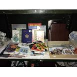 A quantity of books & cigarette card albums