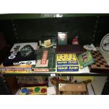A mixed lot of games including Othello & Scrabble etc.