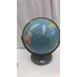 A vintage Cram's Imperial 12"world globe.