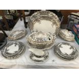 20 pieces of Losel dinner ware including large tureen, meat platters etc.