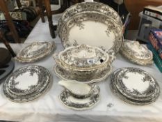 20 pieces of Losel dinner ware including large tureen, meat platters etc.