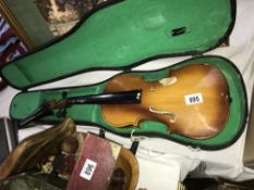 An old violin in case a/f