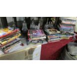 A mixed lot of DVD's.