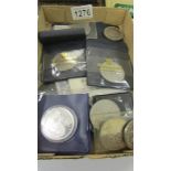 A mixed lot of commemorative coins etc.