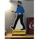 A printed card Casterman Tin Tin captain Haddock point of sale display stand