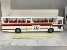 A large boxed Conrad 420 Mercedes Benz bus coach model