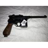 A Mauser metal replica handgun ****Condition report**** Postage to Mainland UK is: