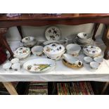 A selection of Royal Worcester Evesham dinnerware