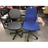 Two office chairs