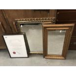 2 mirrors and a certificate.