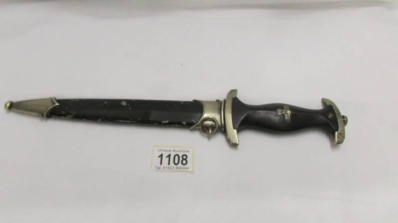 A dagger bearing Nazi Symbol, blade reads 'Meine Ehre Heisst Treue', Herman Han Sol Wald.