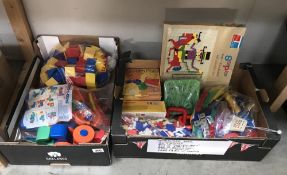 2 boxes of children's 'Tupperware' toys