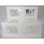 Pablo Picasso (1881-1973) Collection of 6 prints Vollard suite mainly nudes circa 1956.