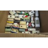 A large quantity of die cast caravans, camper vans etc.