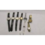 7 wristwatches including Gent's Longines, Ladies Seiko, Seconda etc.