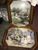 Two framed pictures