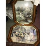 Two framed pictures