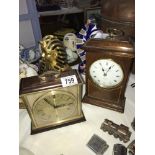 A selection of mantel clocks in working order