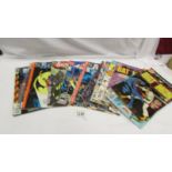 A quantity of Batman comics.