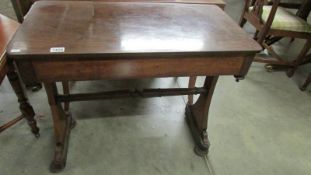 A Rosewood occasional table.