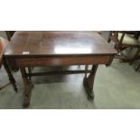 A Rosewood occasional table.