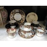 16 pieces of assorted tea ware