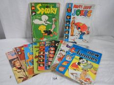 12 comics including Spooky, Mutt & Jeff Jokes etc.