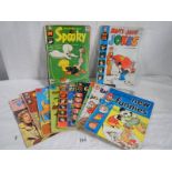 12 comics including Spooky, Mutt & Jeff Jokes etc.