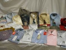 36 still packaged new shirts, collar size 17.5".