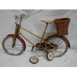A vintage Mayflower bicycle.