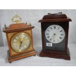 2 bracket style mantle clocks in working order.