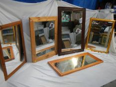 5 good mirrors all in good condition.