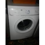 A Zanussi SWF12040W1 6kg 1200 spin washing machine.