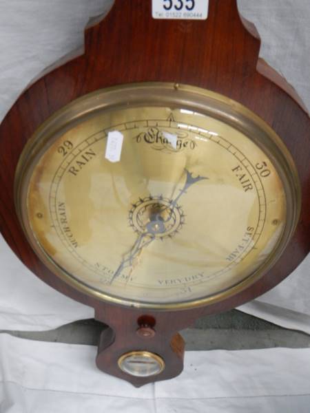 3 Victorian banjo barometers in need of restoration. - Image 5 of 9