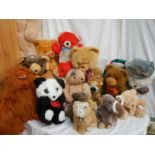 A good lot of soft toys.