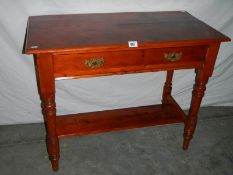 An antique pine wash stand, 91 x 73 x 44 cm.