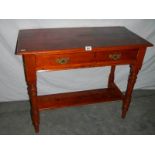 An antique pine wash stand, 91 x 73 x 44 cm.