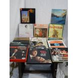 A good lot of boxed set mainly classical LP records.