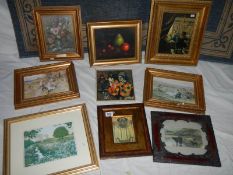 A good lot of framed pictures and prints.