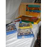 An old Crossfire game, jigsaw puzzles etc.