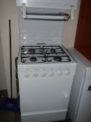 A Leisure laureal gas cooker with eye level grill and pan drawer.