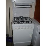 A Leisure laureal gas cooker with eye level grill and pan drawer.