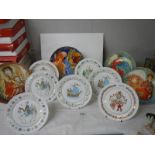 Eleven Collector's plates including Spode, Christmas etc., some boxed.