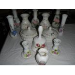 12 pieces of assorted ceramic items.