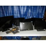 A mixed lot of televisions, monitors etc.